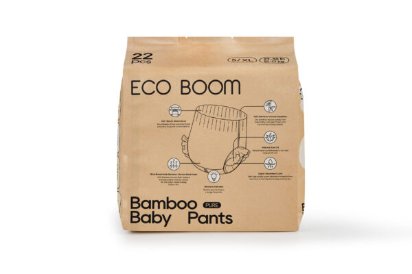 Бебешки Бамбукови Гащи, Eco Boom № 5 ( 12 – 17 Кг. ) - 22 Бр.