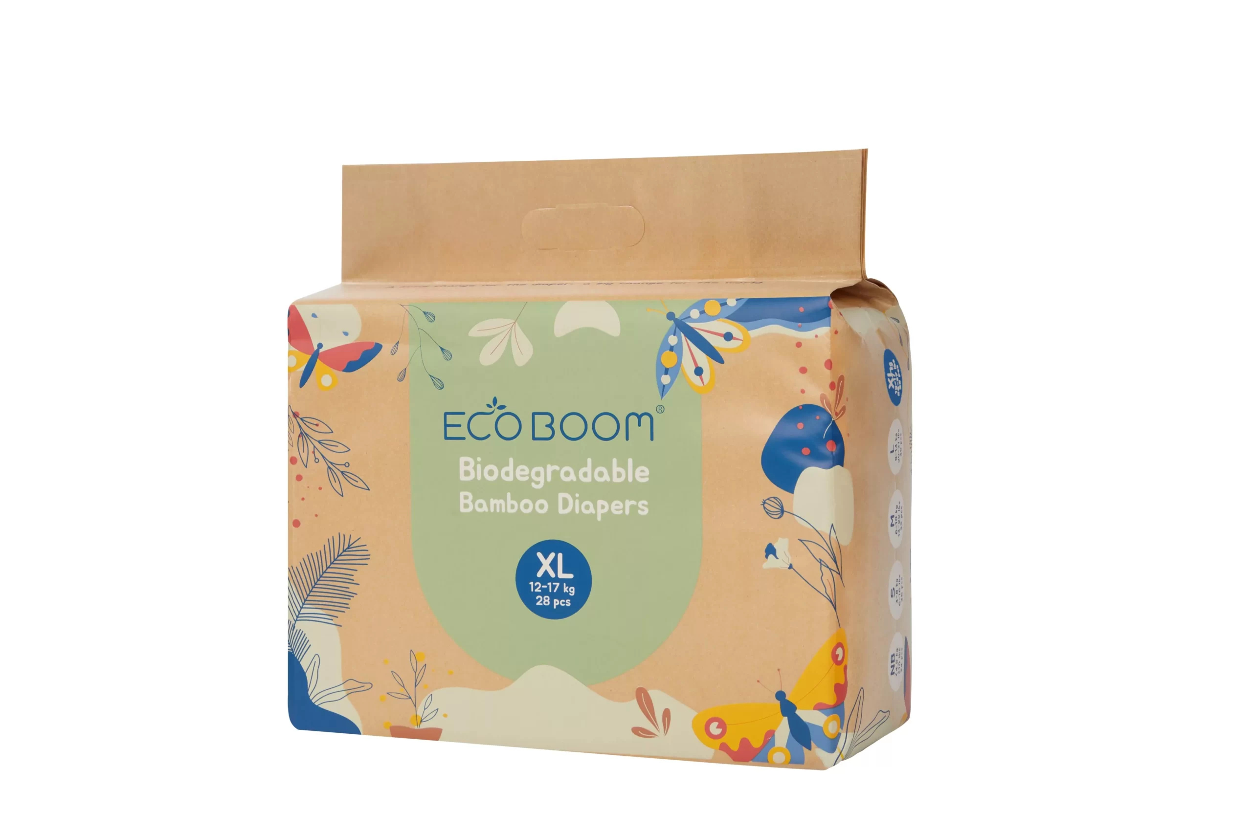 Еко пелени Eco Boom Pure, №5 (12+кг.) - 28 бр.