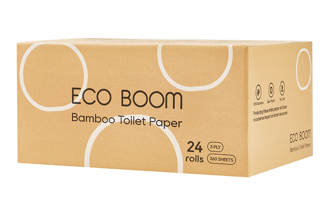 Бамбукова тоалетна хартия, Eco Boom, 24 бр. х 360 къса